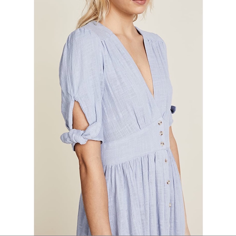SOLD 🌿 Free People Blue ‘Love of My Life’ Dress - Picture 6 of 16